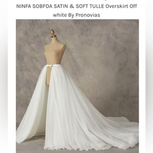 Pronovias Ninfa Sobfda 3/4 Bridal Overskirt